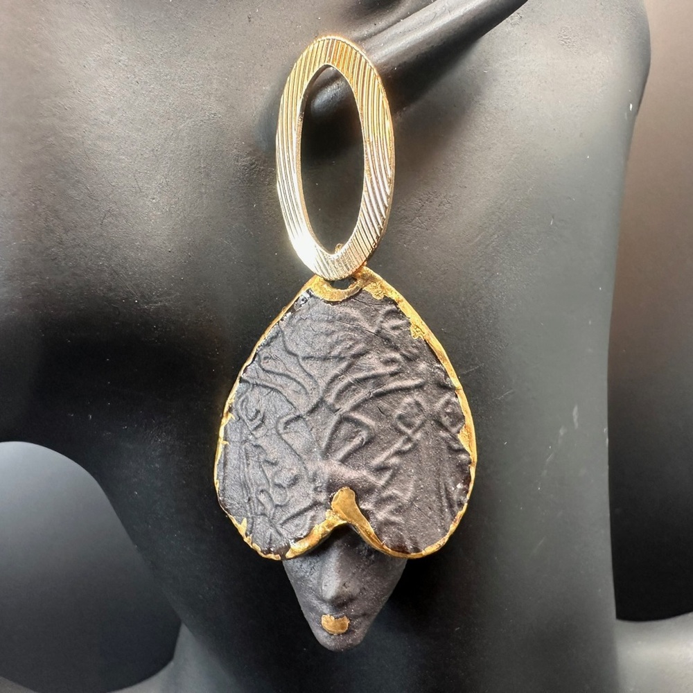 Handmade Luxury Ceramic Earrings – Unique, Lightweight, and Artistic Jewelry